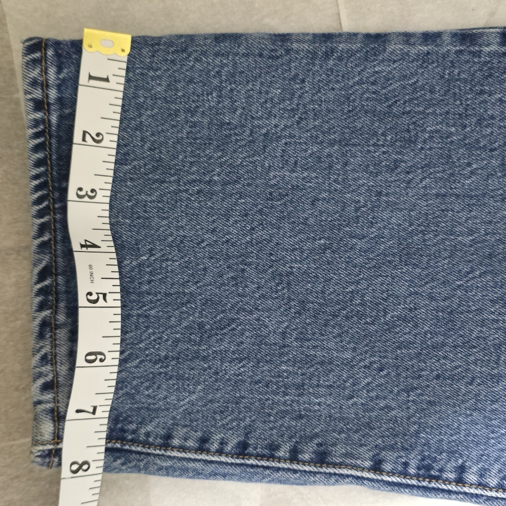 Levi's Ribcage Straight Jeans in Classic Blue - Picture 7 of 13